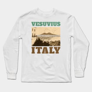 Vesuvius Italy Long Sleeve T-Shirt